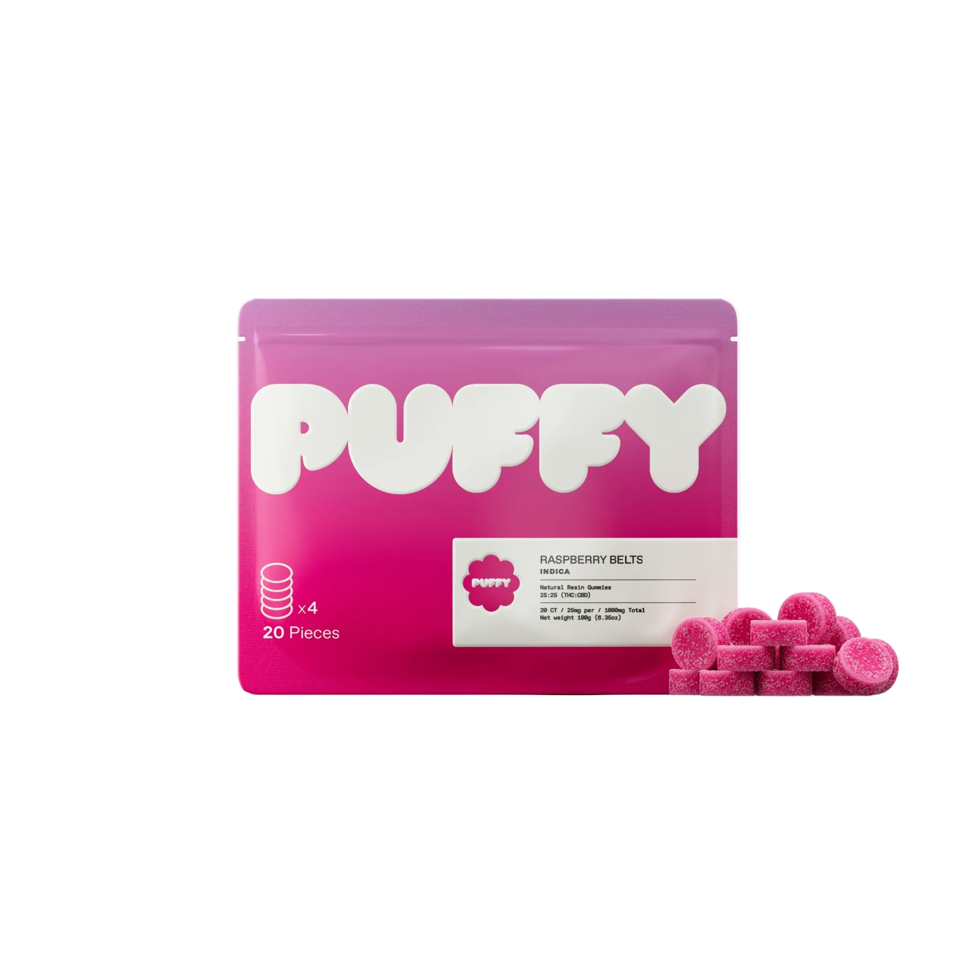 PUFFY - NATURAL RESIN THC:CBD GUMMIES - 1000MG - Image 3