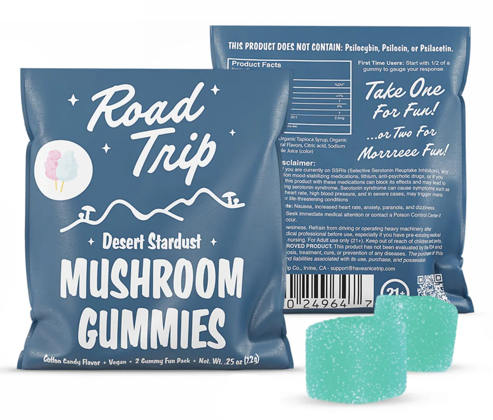 ROAD TRIP: DESERT STARDUST MUSHROOM GUMMIES - 2CT - Image 3