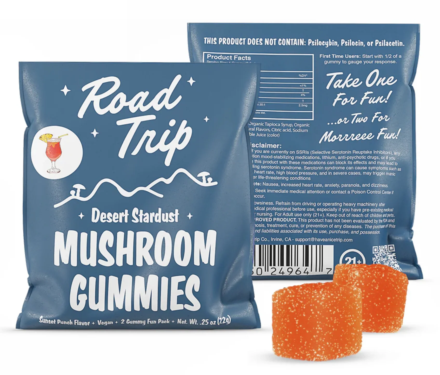 ROAD TRIP: DESERT STARDUST MUSHROOM GUMMIES - 2CT - Image 4