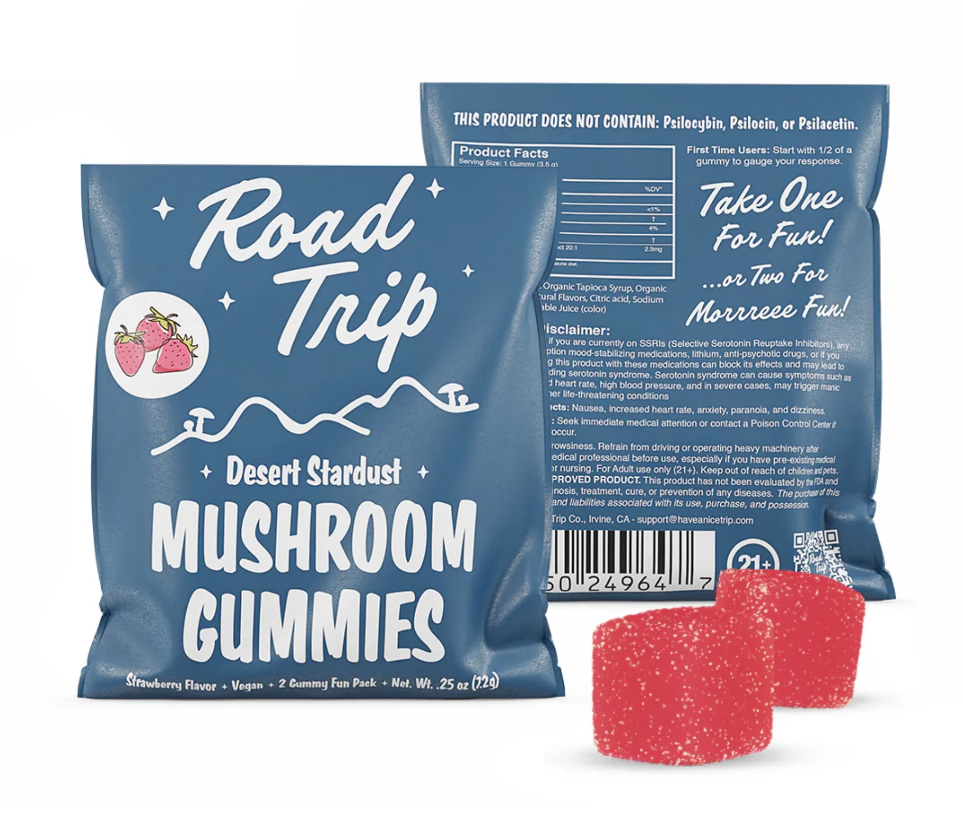 ROAD TRIP: DESERT STARDUST MUSHROOM GUMMIES - 2CT - Image 5