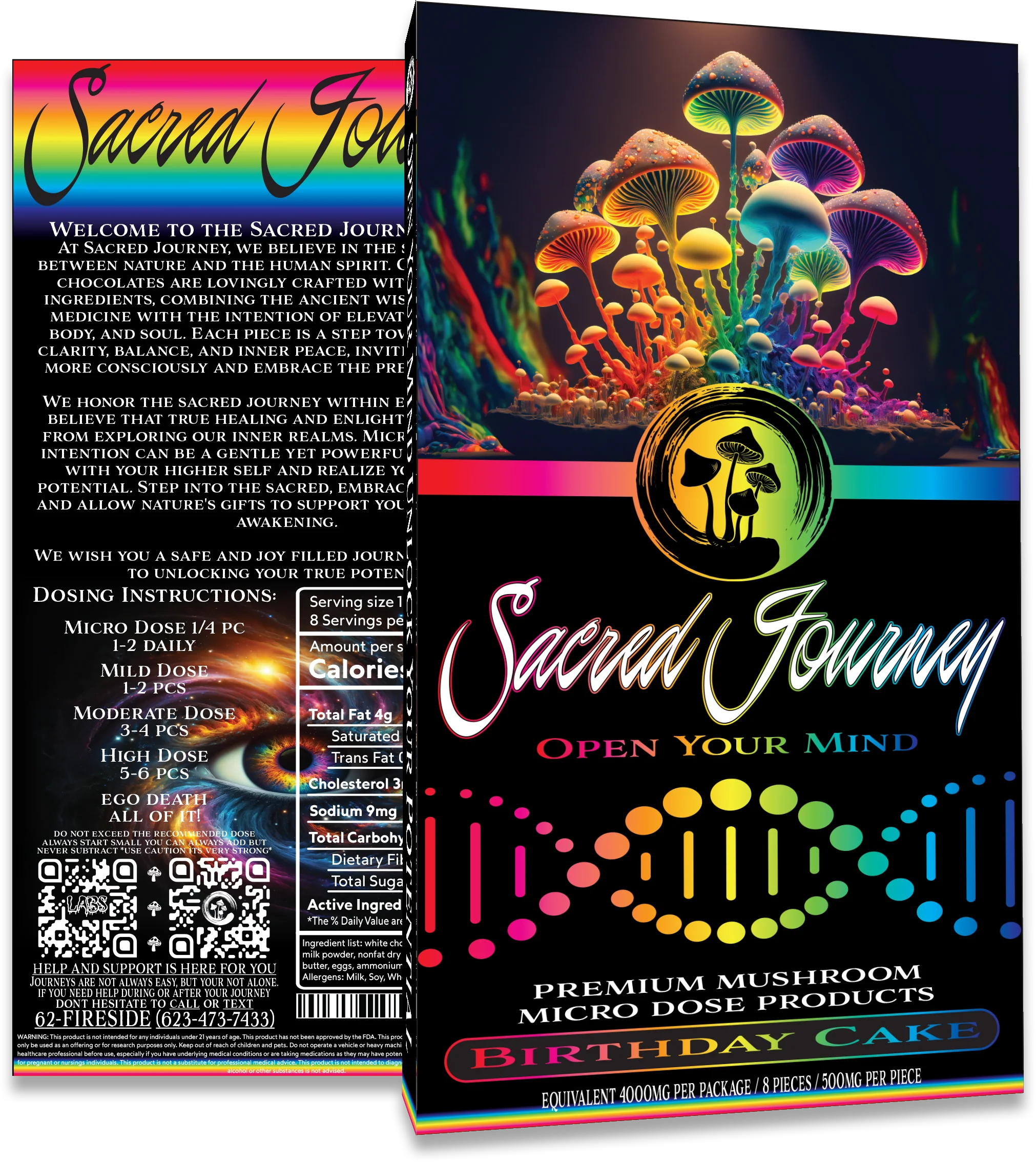 SACRED JOURNEY - PREMIUM CHOCOLATE MAGIC MUSHROOM BAR - 4G - Image 5