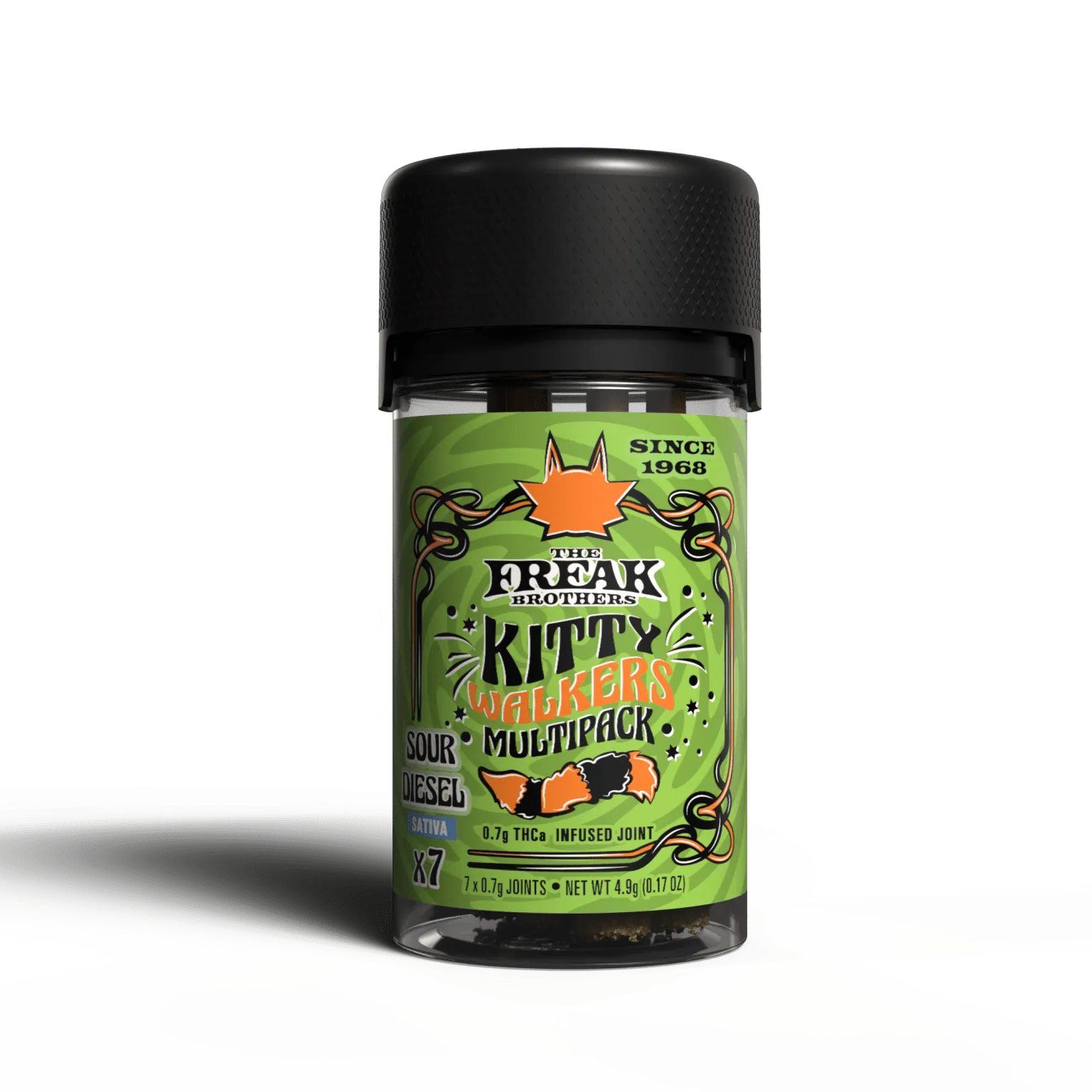 THE FREAK BROTHERS: KITTY WALKERS PREROLL MULTIPACK - 7CT - Image 4