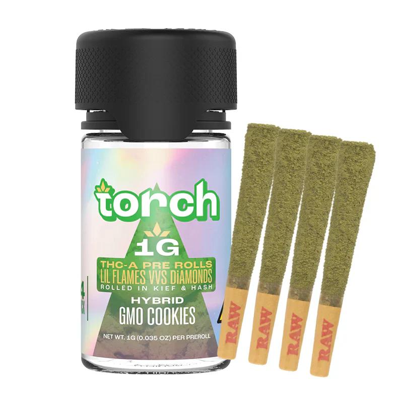 TORCH: LIL FLAMES VVS DIAMOND PREROLLS - 4CT - Image 4