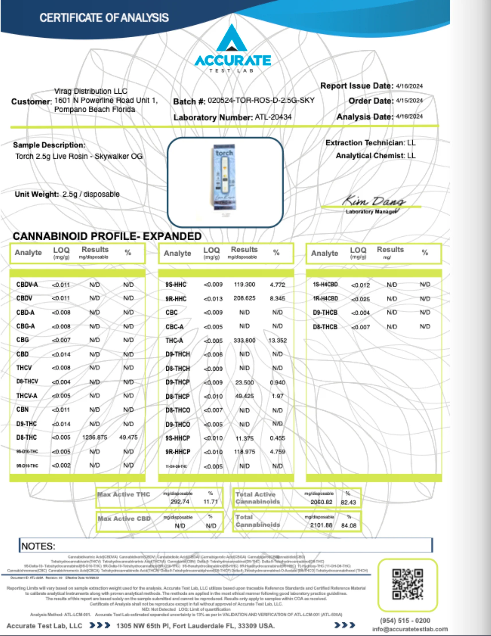 TORCH : THC-A DIAMOND INFUSED PREMIUM  DISPOSABLE - 2.5G - Image 15