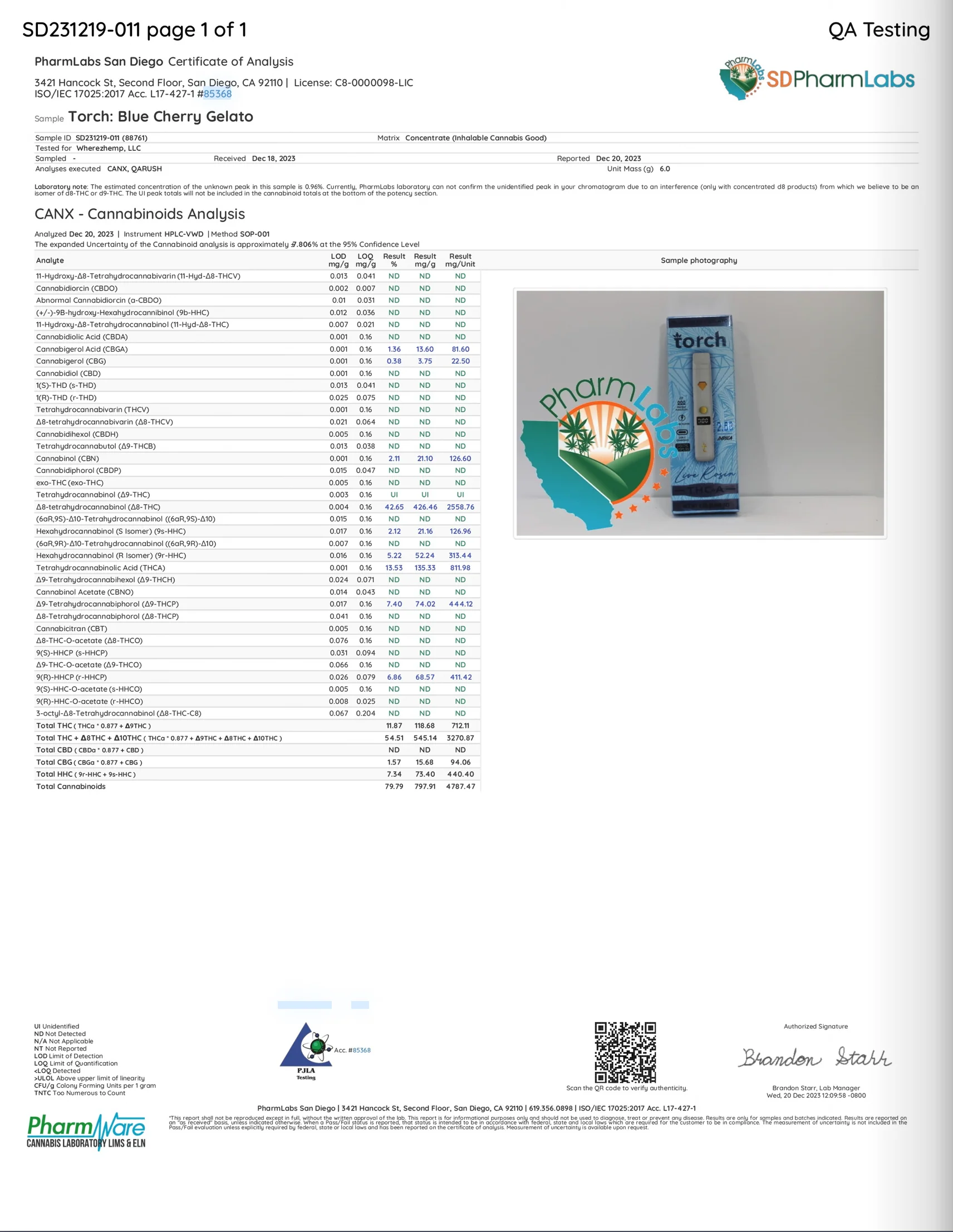 TORCH : THC-A DIAMOND INFUSED PREMIUM  DISPOSABLE - 2.5G - Image 16