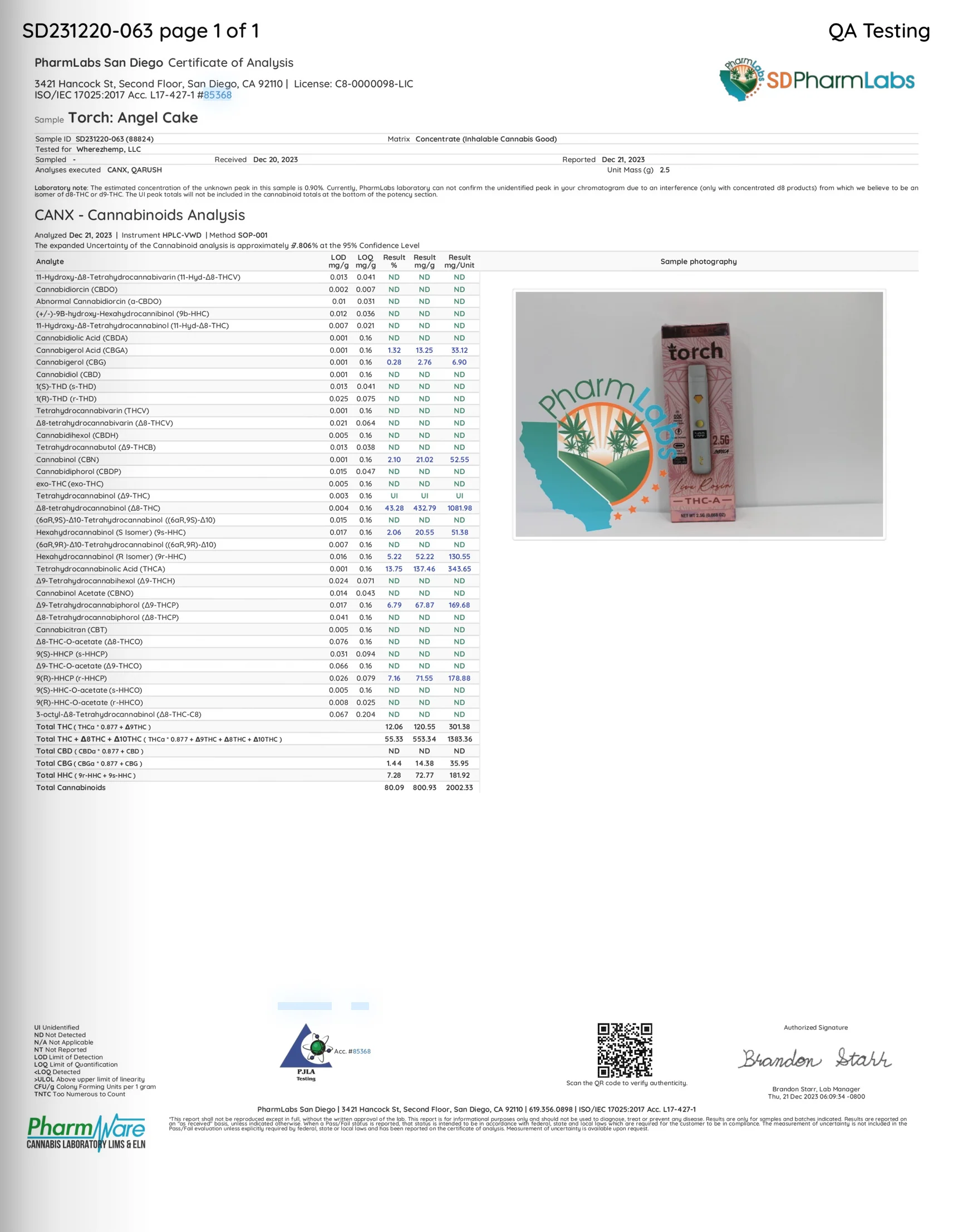 TORCH : THC-A DIAMOND INFUSED PREMIUM  DISPOSABLE - 2.5G - Image 25