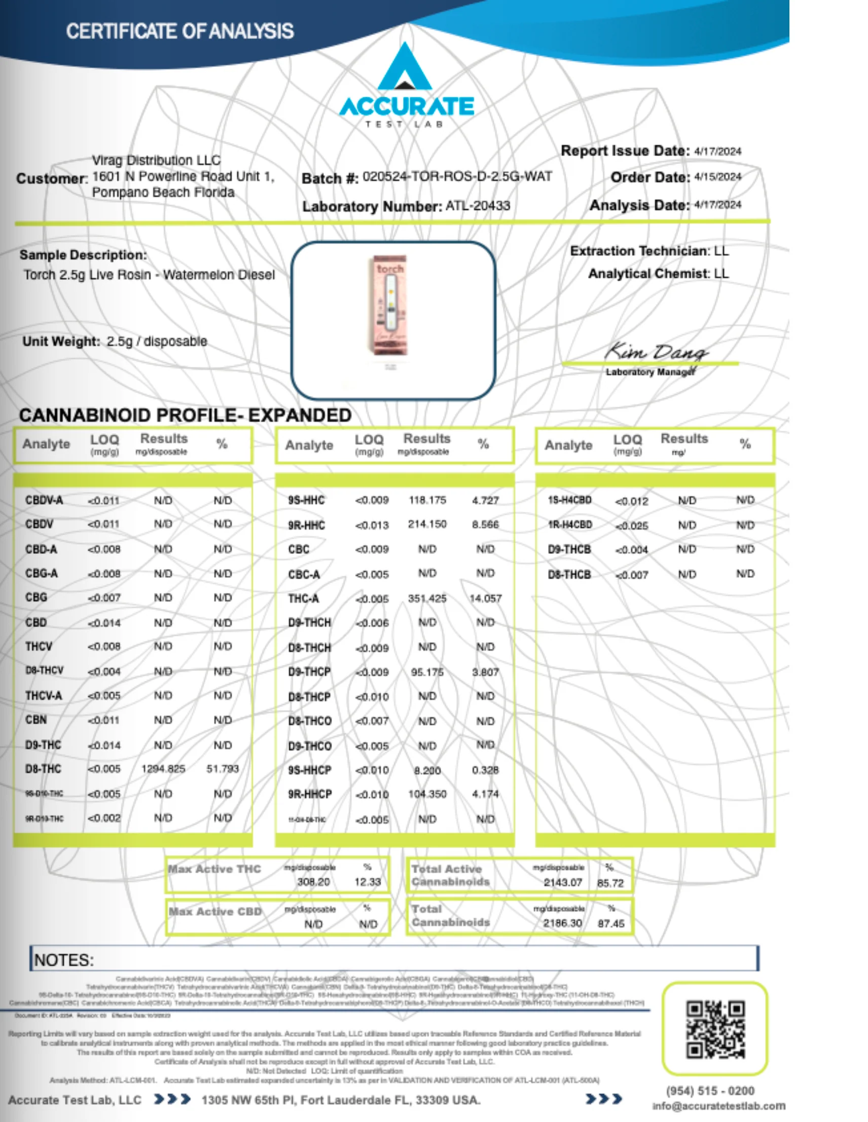 TORCH : THC-A DIAMOND INFUSED PREMIUM  DISPOSABLE - 2.5G - Image 28