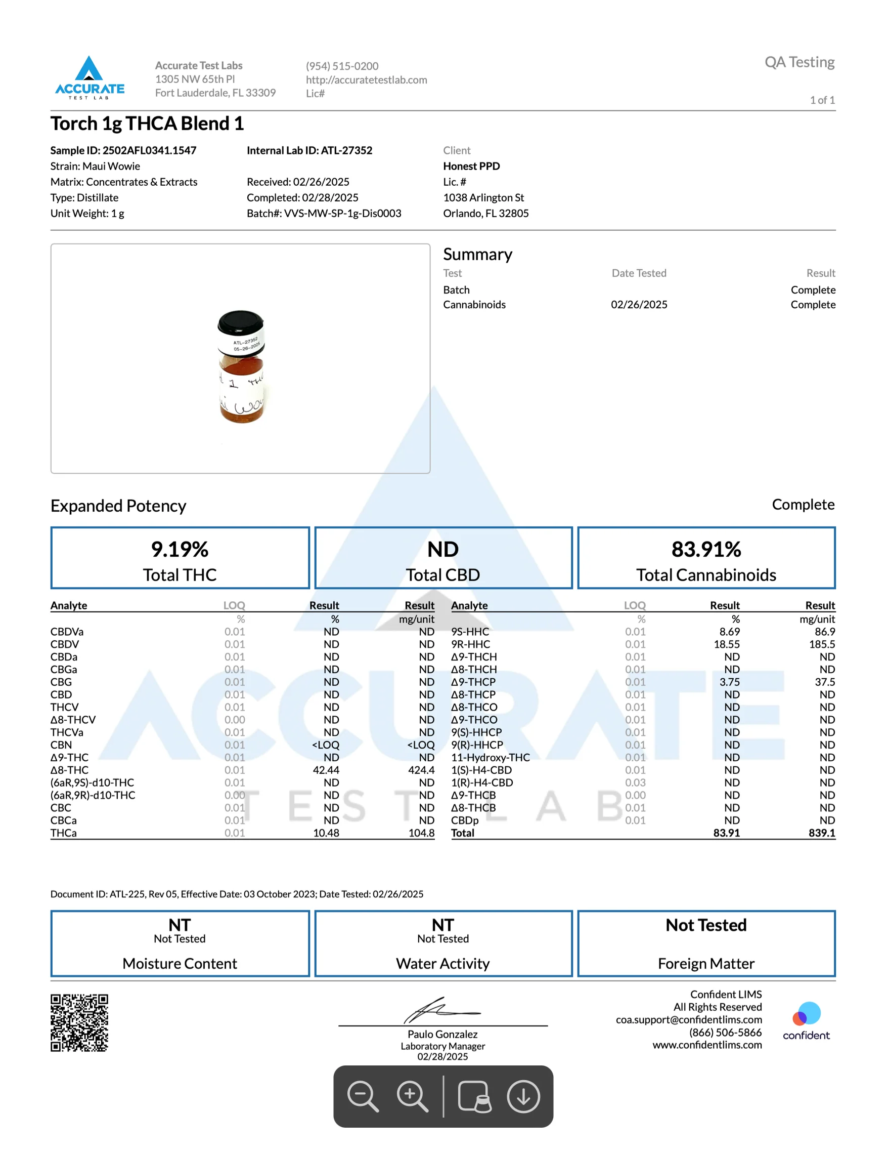 TORCH: THC-A VVS DIAMOND BLEND DISPOSABLE - 1G - Image 9