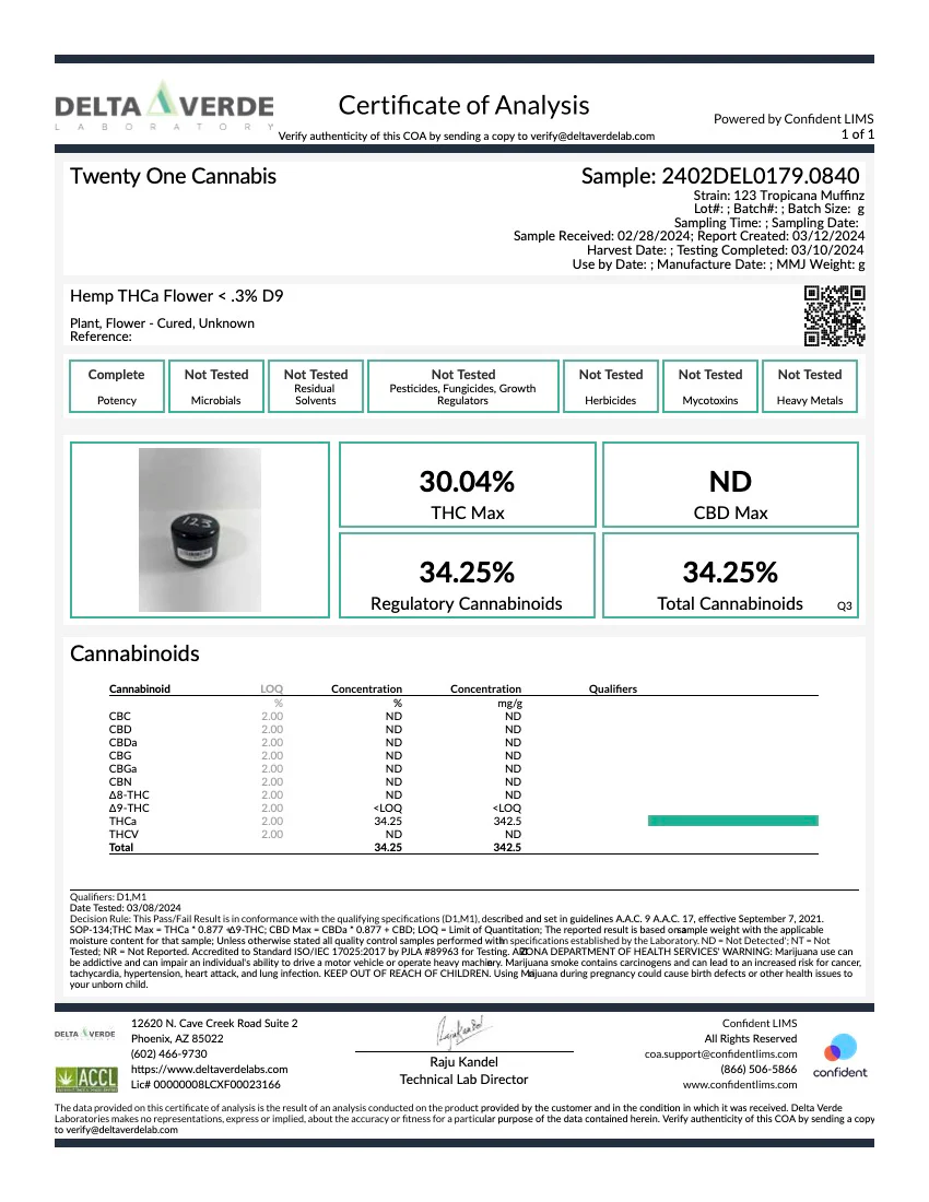 TWENTY ONE CANNABIS: THCA ICY CONE PRE-ROLLED JOINT - 2G - Image 8