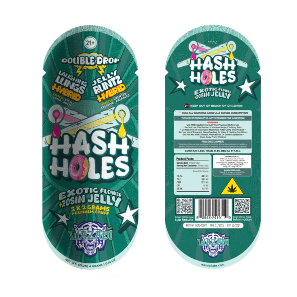 WAZABI: DOUBLE DROP HASH HOLES - 4G - Image 9