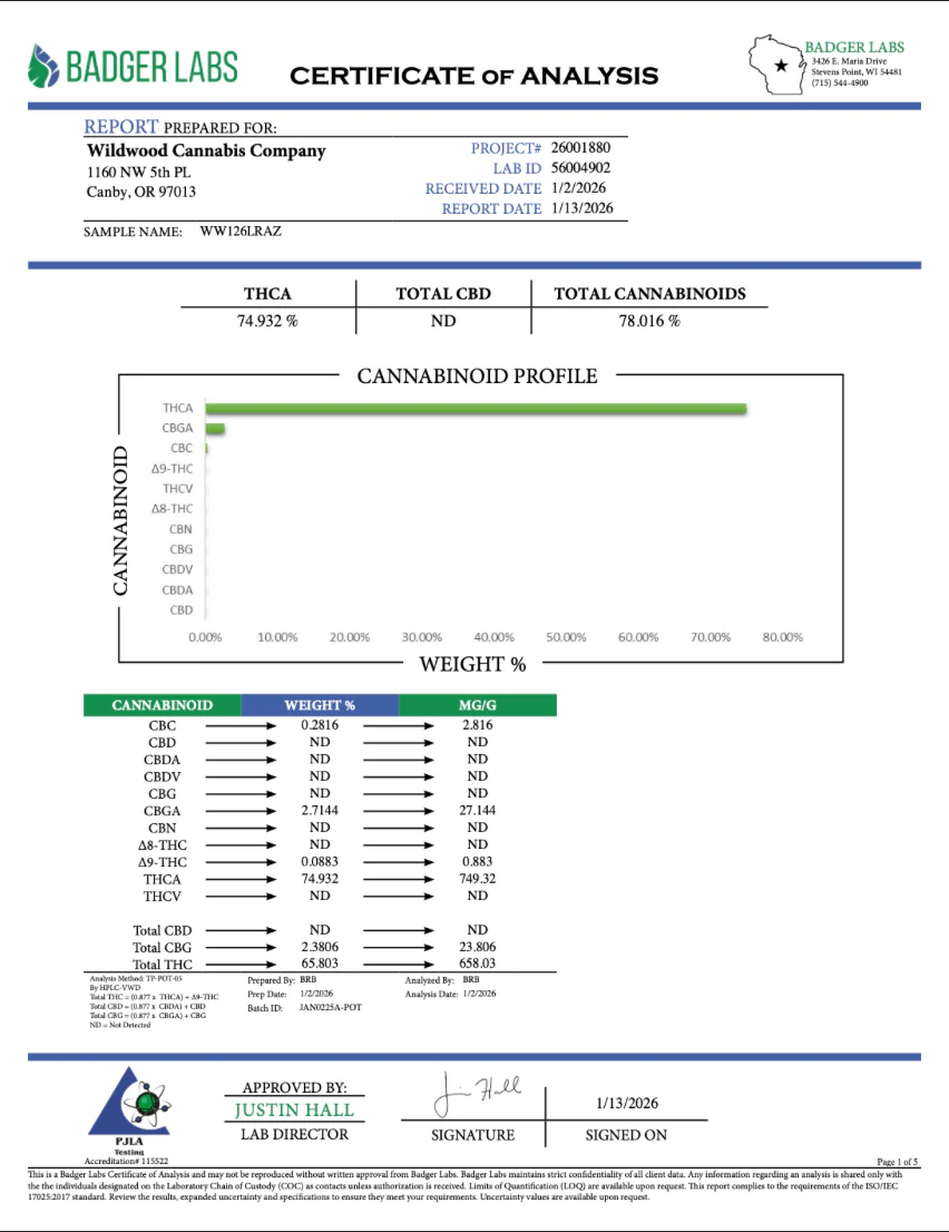 WILDWOOD - THCA LIVE RESIN DISPOSABLE - 2G - Image 15