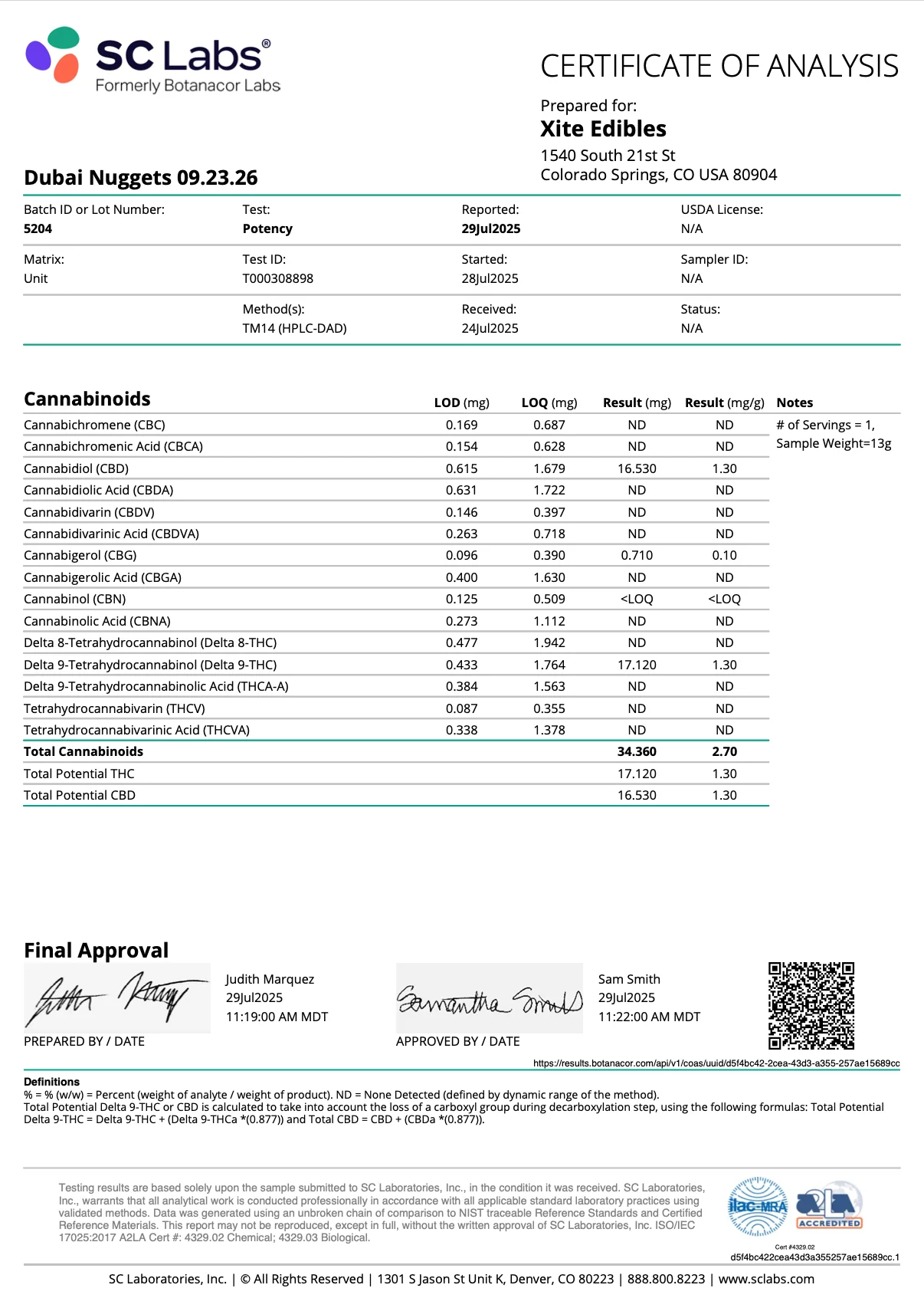 XITE: THC DUBAI NUGGETS - 30MG - Image 4